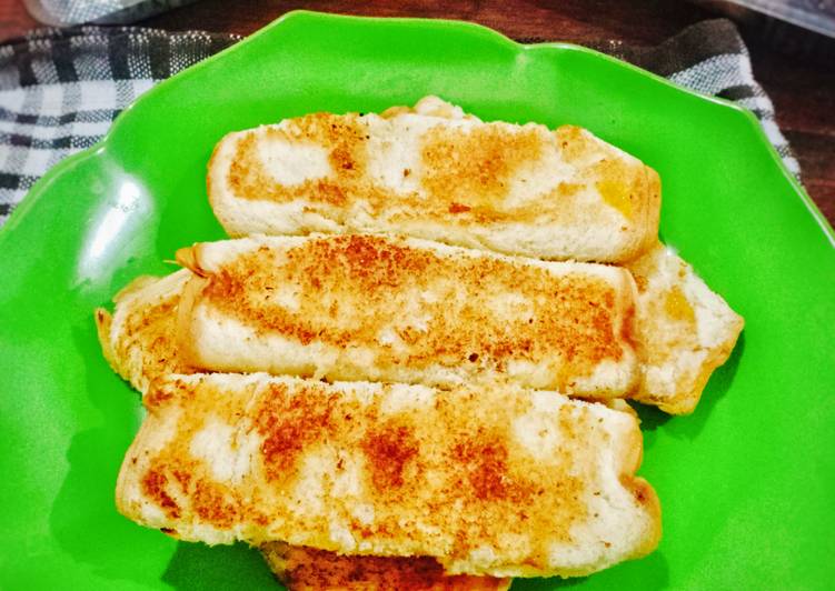 Bagaimana Membuat Roti Tawar Bakar, Enak