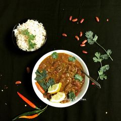A picture of Pindi Rajma.
