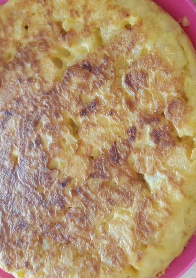 Una foto de Tortilla de patatas casera