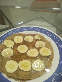 Una foto de Pancake o tortita de trigo sarraceno (sin gluten, ni azúcar)
