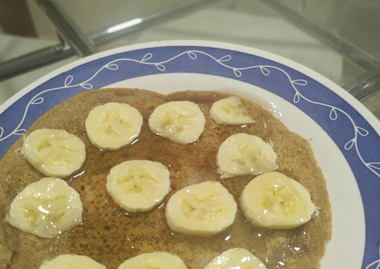 Pancake o tortita de trigo sarraceno (sin gluten, ni azúcar)