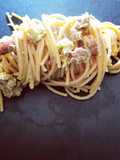 Spaghetti tonno e avocado