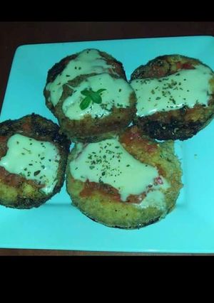 Una foto de Milanesas de berenjenas