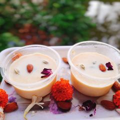 A picture of Mango Shrikhand.