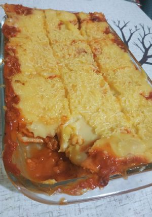 A picture of Filipino Style Lasagna.