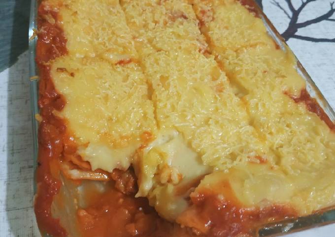 Recipe of Super Quick Homemade Filipino Style Lasagna