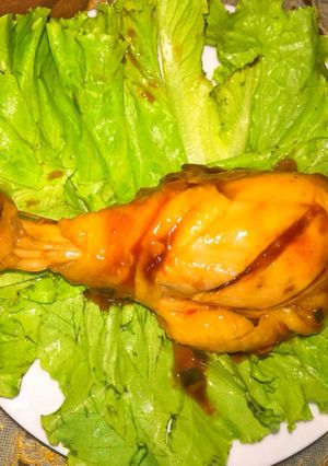 Hình của món Tỏi Gà Chua Ngọt.