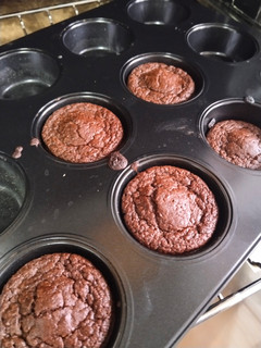 Una foto de Cupcakes de boniato y cacao