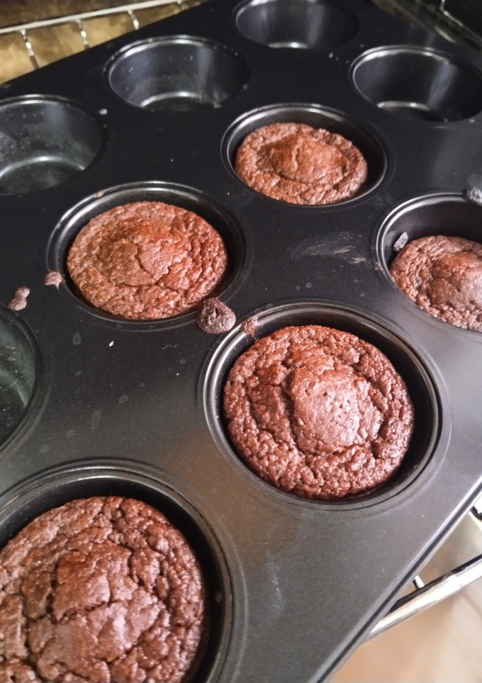 Una foto de Cupcakes de boniato y cacao