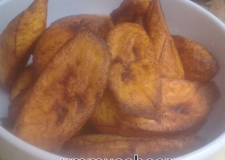 Simple Way to Prepare Perfect Spicy fried plantain