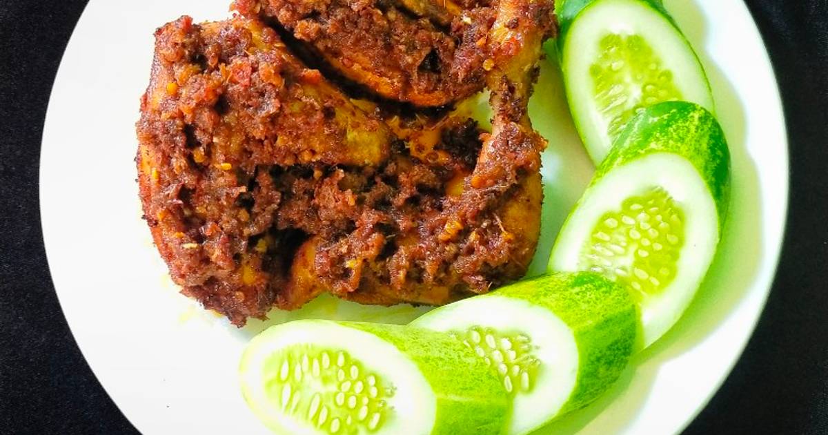 Resep 773 Ayam Bumbu Hitam Khas Madura Dijamin Nikmat dan Mudah