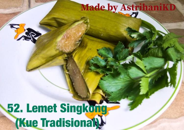 makanan 52. Lemet Singkong (Kue Tradisional) Anti Gagal