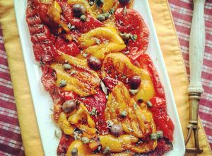Foto di Antipasto light di peperoni arrostiti (ricetta light)