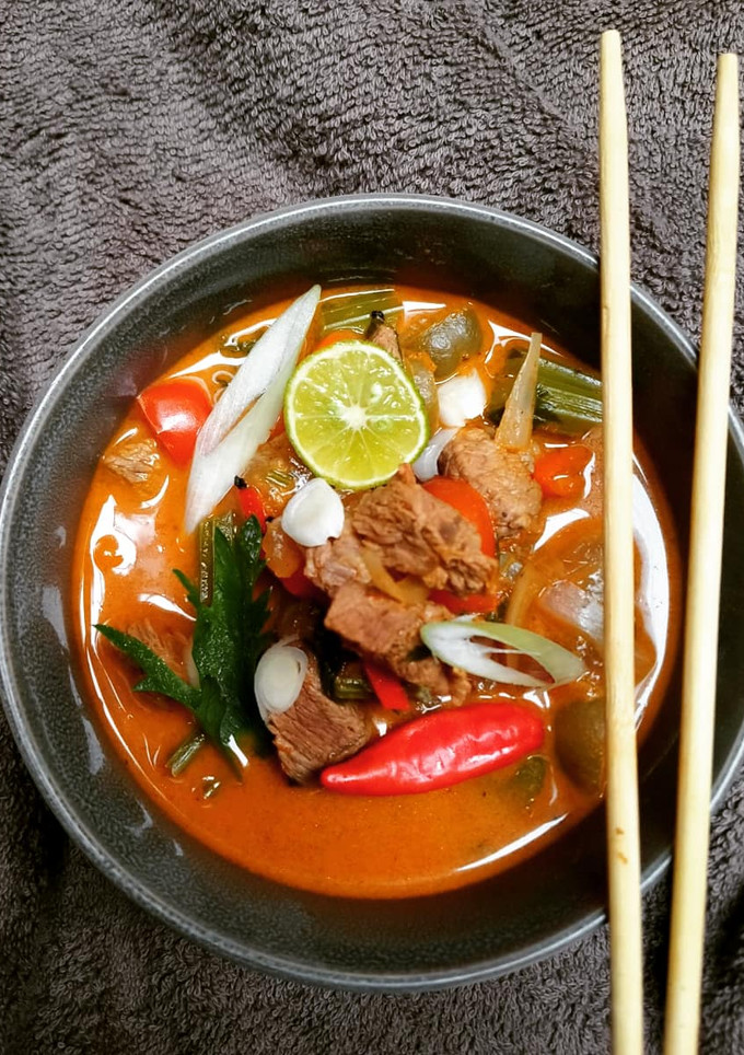 Foto resep Red Thai Chilli Soup