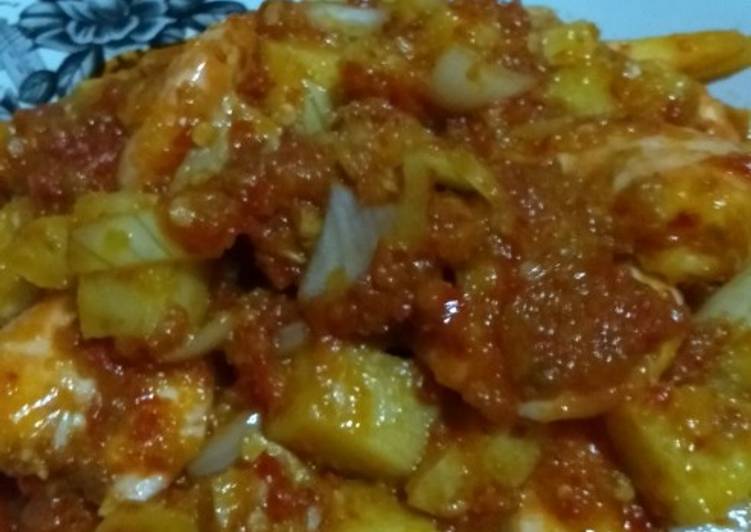 Resep Kentang Udang Balado yang Bisa Manjain Lidah