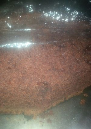 A picture of Eggless mango-banana cake.