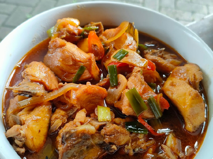 Resep: Ayam kecap pedas manis Sederhana Dan Enak