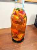 Thé glacé à la pêche