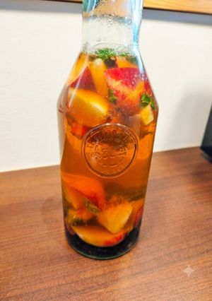 Une photo de Thé glacé à la pêche