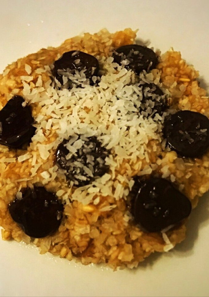 Una foto de Galletitas de banana, coco y avena saludables apta diabéticos