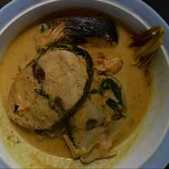 A picture of Gulai Ikan Tongkol.
