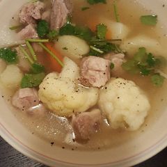 A picture of Vegetable Pork Spare Rib Soup (Canh Suong).