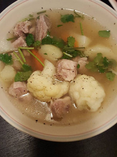 A picture of Vegetable Pork Spare Rib Soup (Canh Suong).