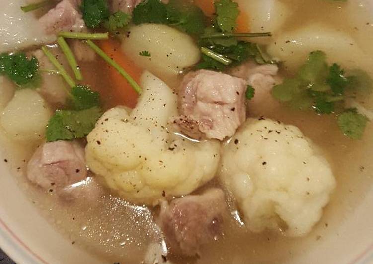 Vegetable Pork Spare Rib Soup (Canh Suong)