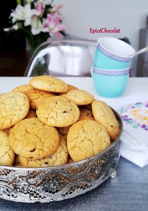 Une photo de Cookies aux pépites de chocolat