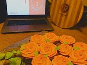 A picture of birthday cupcakes