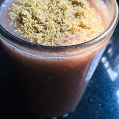 A picture of Ragi nutty smoothie.