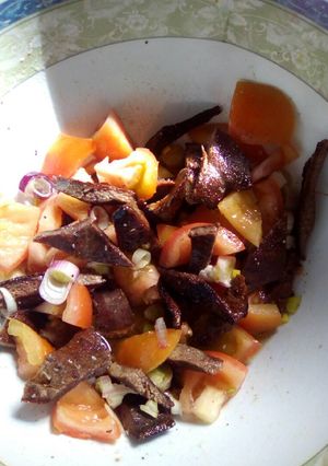 Una foto de Picadillo de hígado de cerdo