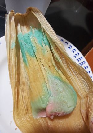 Una foto de Tamales de unicornio 🦄🌈