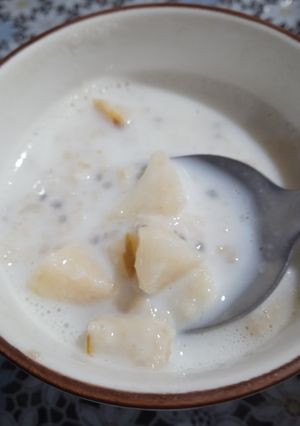 Una foto de Avena trasnochada