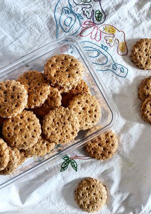 Une photo de Petits Biscuits a la farine complète