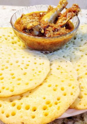 Baghrir Moroccon pancake ainihin hoton girkin