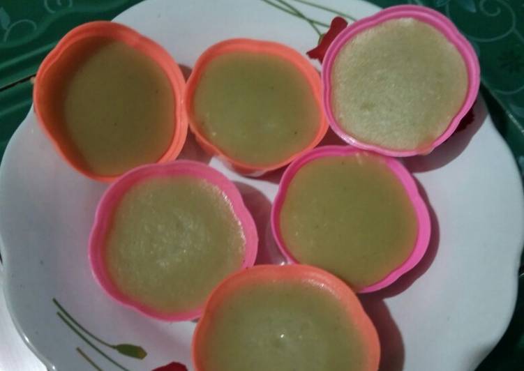 Langkah Membuat Agar tepung hunkwe dan ubi rambat yang Enak Banget