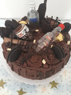 Una foto de Tarta triple chocolate 🍫