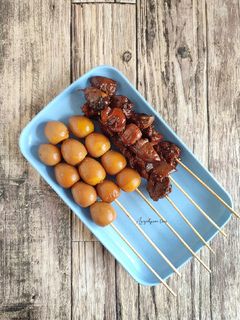 Foto resep Sate telur puyuh + ati ampela