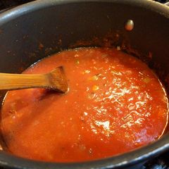A picture of Tomato soup.