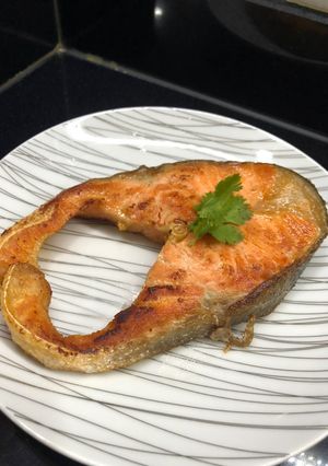 Foto resep Ikan salmon goreng (mudah buat)