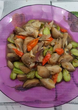 Foto resep Tumis pete jamur