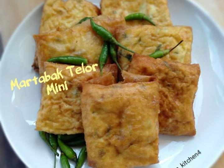 Resep Martabak Telor Kornet mini, Bikin Ngiler