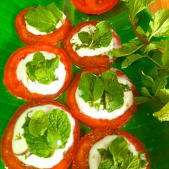 Tomato Mint Salad A picture of Tomato Mint Salad.