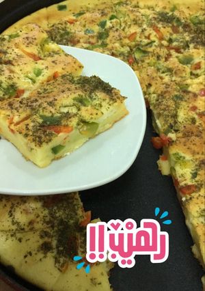 صورة لوصفة بيتزا سريعه