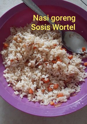 Foto resep 14. Nasi goreng sosis wortel