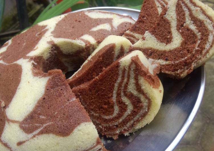 Resep Bolu marmer Anti Gagal