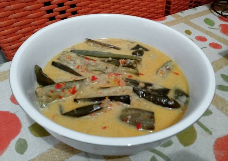 Terong Pedas Masak Santan