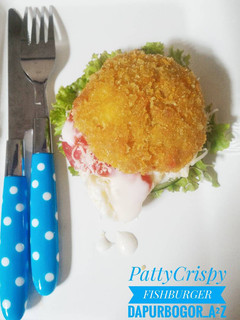 Foto resep Patty fish crispy burger