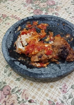 Foto resep Ayam geprek simple